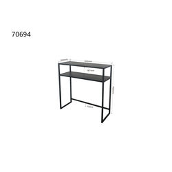 Konsole Loftie Schwarz 80x80cm