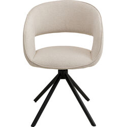 70726 - Silla giratoria Gina Negro