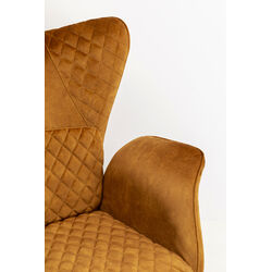 Sessel Tudor Velvet Goldbraun