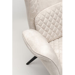 Sessel Tudor Velvet Creme