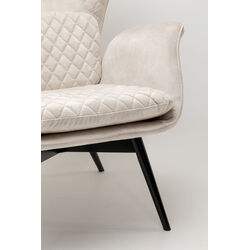 Sessel Tudor Velvet Creme