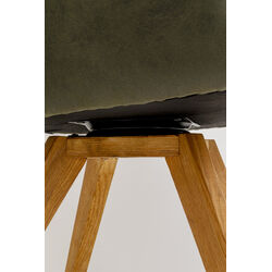 Drehstuhl Coco Wood Green