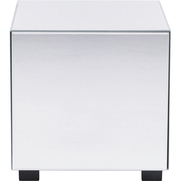 Beistelltisch Luxy Mirror Drawer 45x45cm