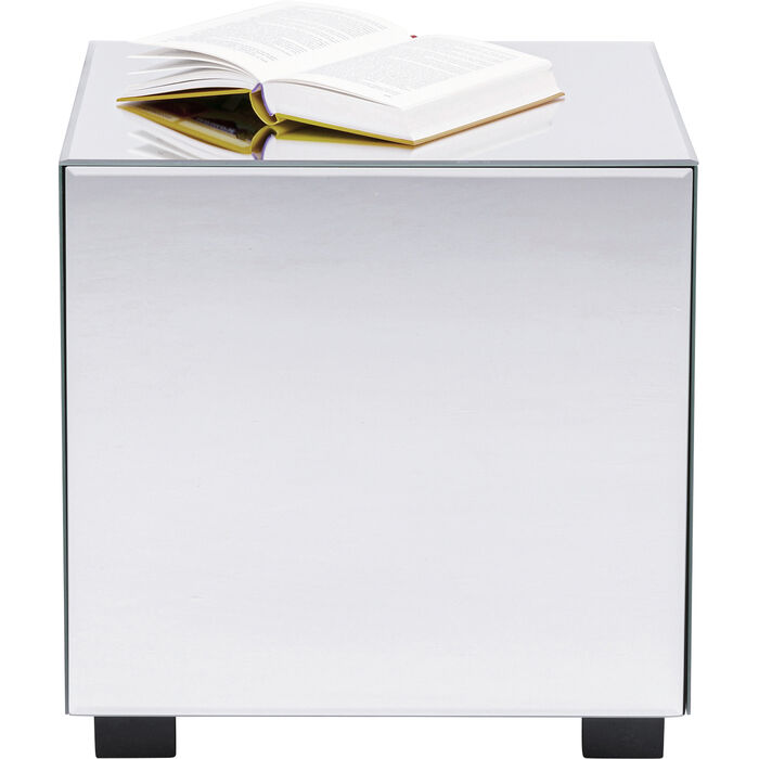 Beistelltisch Luxy Mirror Drawer 45x45cm