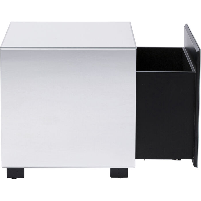 Beistelltisch Luxy Mirror Drawer 45x45cm