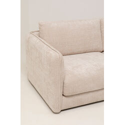 Ecksofa Karma Creme Rechts
