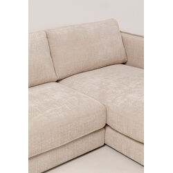 Ecksofa Karma Creme Rechts