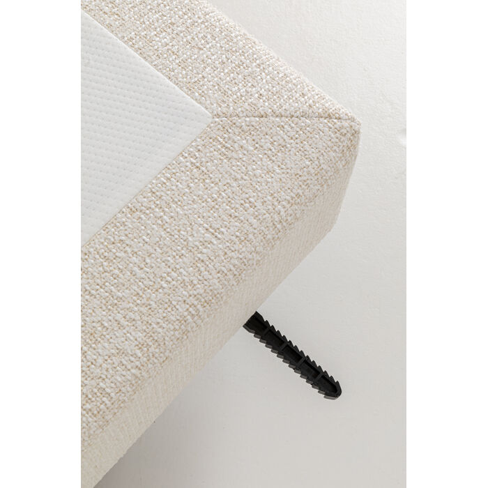 Boxspringbett Benito Comet Creme 180x200cm