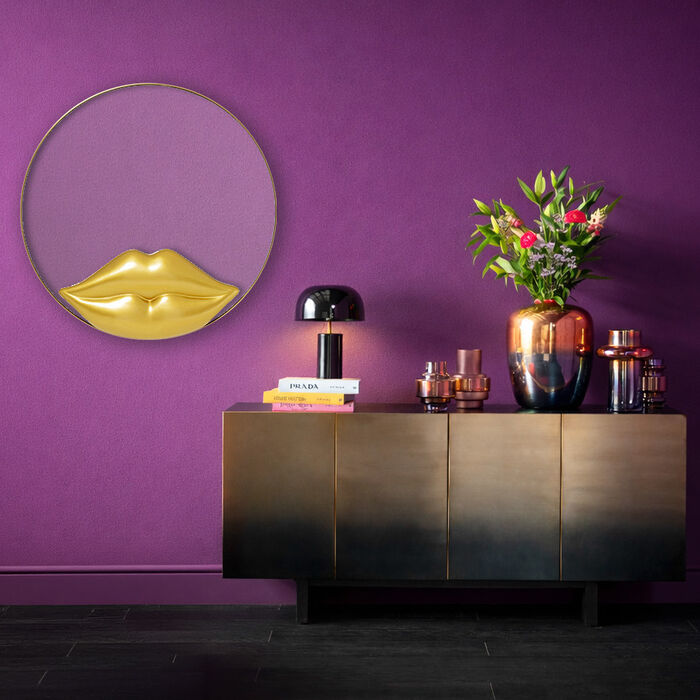 Wandspiegel Lips Ø100cm