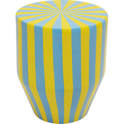 70802 - Mesa auxiliar Candy Stripes Azul Ø30cm