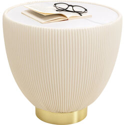 Beistelltisch Endless Vegas Weiß Ø47cm