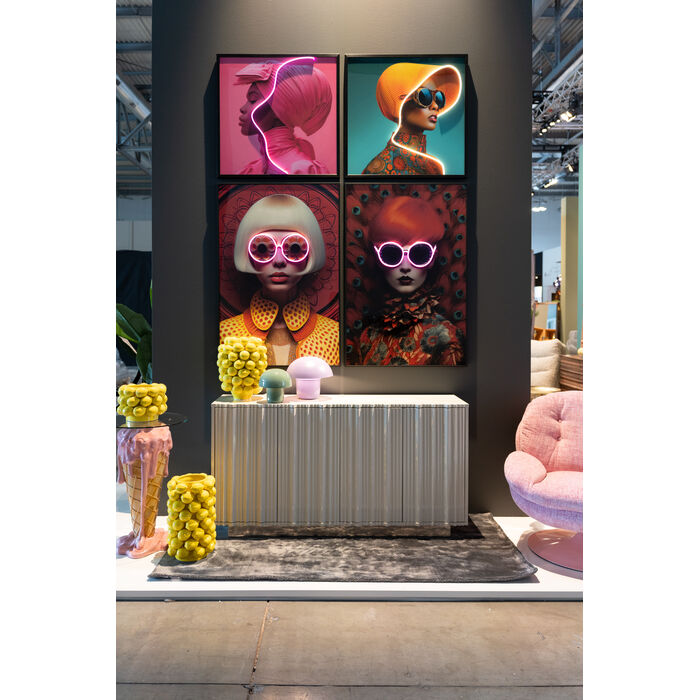 Sideboard Stucco Weiß 152x80cm