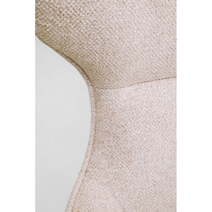 Drehsessel + Hocker Jules Beige