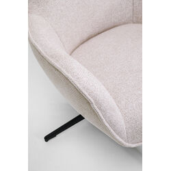 Drehsessel + Hocker Jules Beige