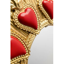 Wandspiegel Flaming Heart Ø39cm