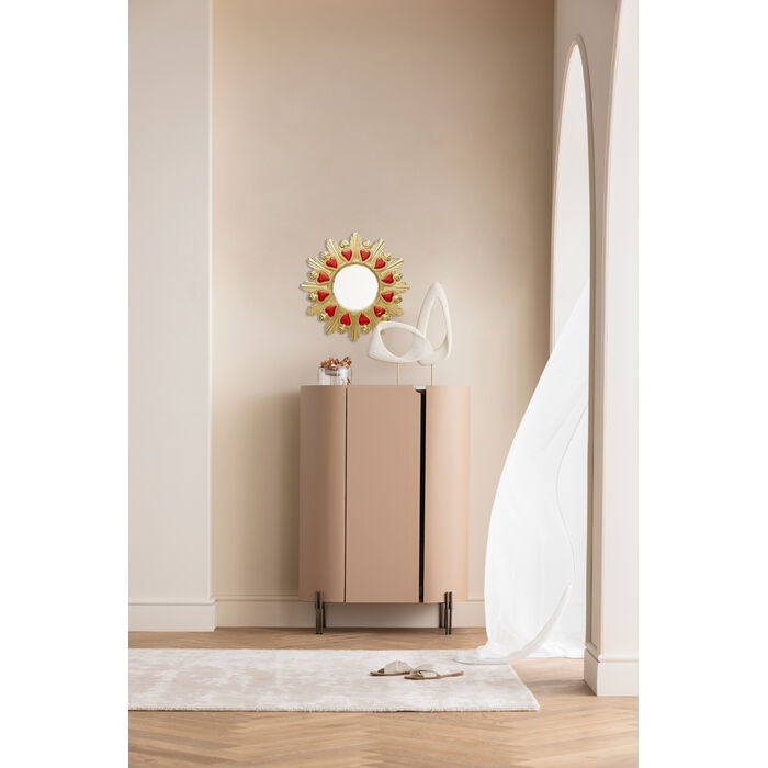 Wandspiegel Flaming Heart Ø39cm