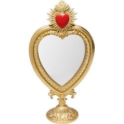 70839 - Tischspiegel Flaming Heart 31cm