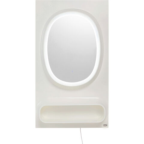 Espejo pared Aero LED Blanco 80x141cm