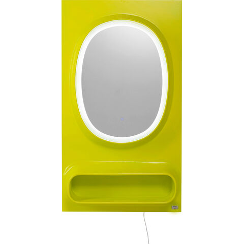 Espejo pared Aero LED Verde 80x141cm