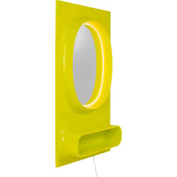 Wandspiegel Aero LED Grün 80x141cm