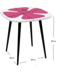 Tavolino Petal Pink 60x60cm