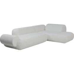Ecksofa Soft Edge Rechts Weiß