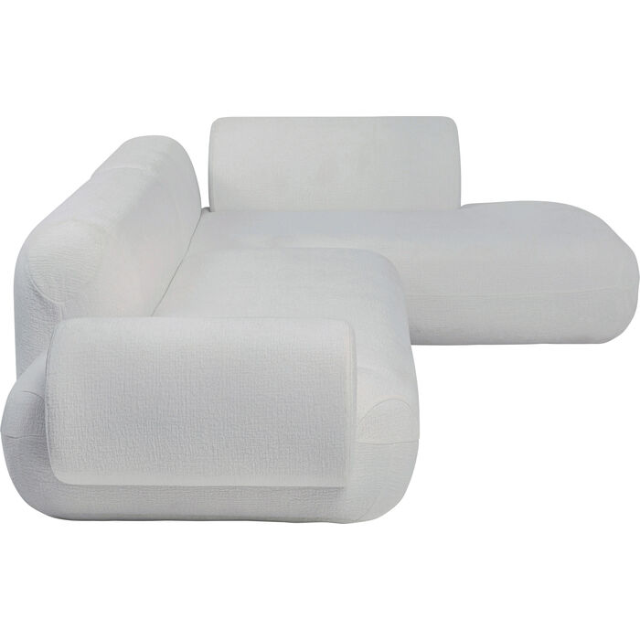 Ecksofa Soft Edge Rechts Weiß