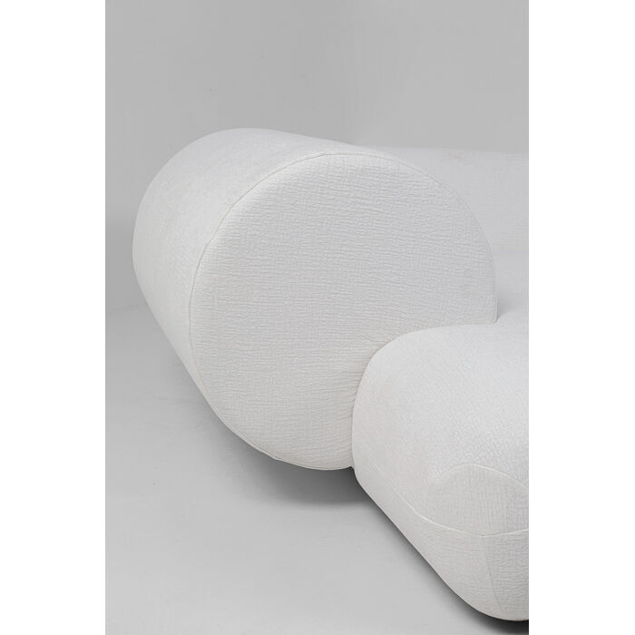 Ecksofa Soft Edge Links Weiß