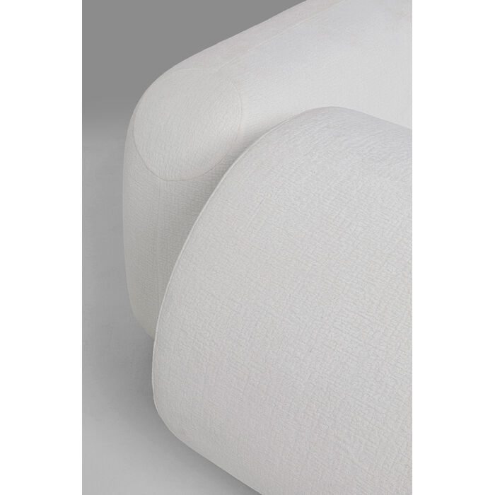 Ecksofa Soft Edge Links Weiß