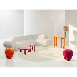 70860 - Ecksofa Soft Edge Links Weiß