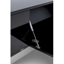 Konsole High Heel 200cm Schwarz