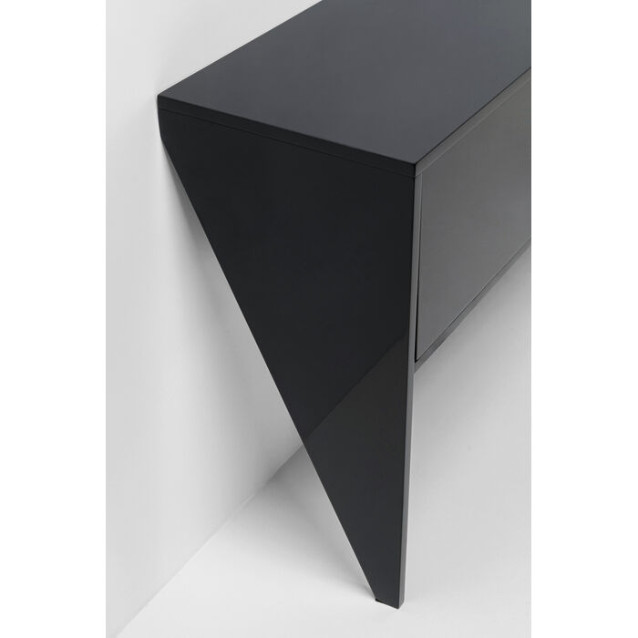 Konsole High Heel 200cm Schwarz