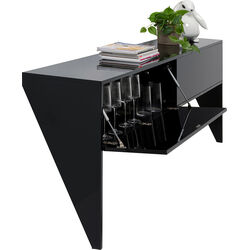 Konsole High Heel 200cm Schwarz