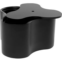 Beistelltisch Lotus Schwarz 30cm