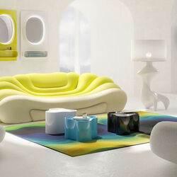 70874 - Side Table Lotus Black 30cm