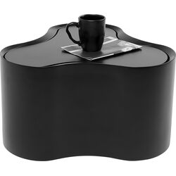 Beistelltisch Lotus Schwarz 35cm