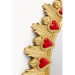 Wandspiegel Flaming Heart Ø81cm