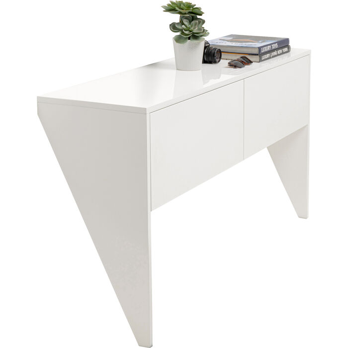 Konsole High Heel 140cm Weiß