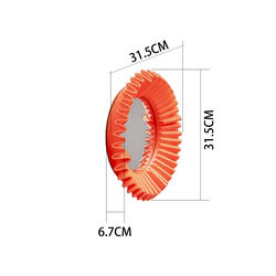 Wandspiegel Hermosa Orange Ø32cm