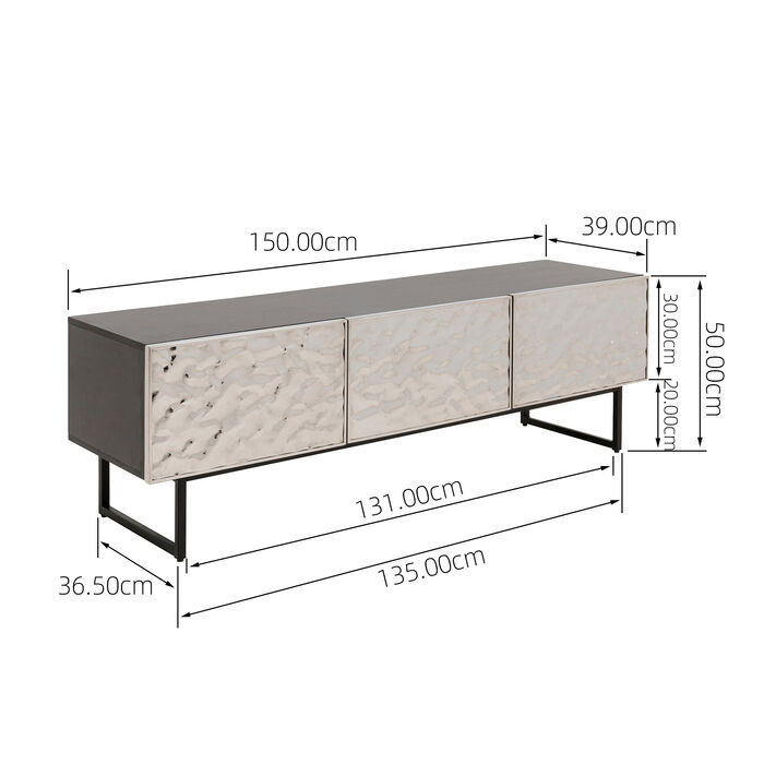 Lowboard Carino 150x50cm