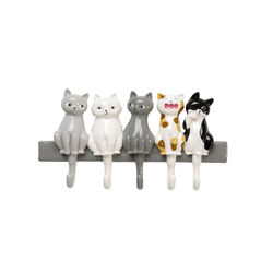 70962 - Wandgarderobe Singing Cats 35cm