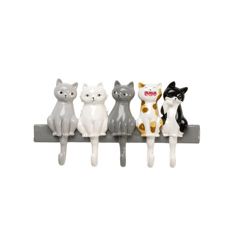 Perchero pared Singing Cats 35cm