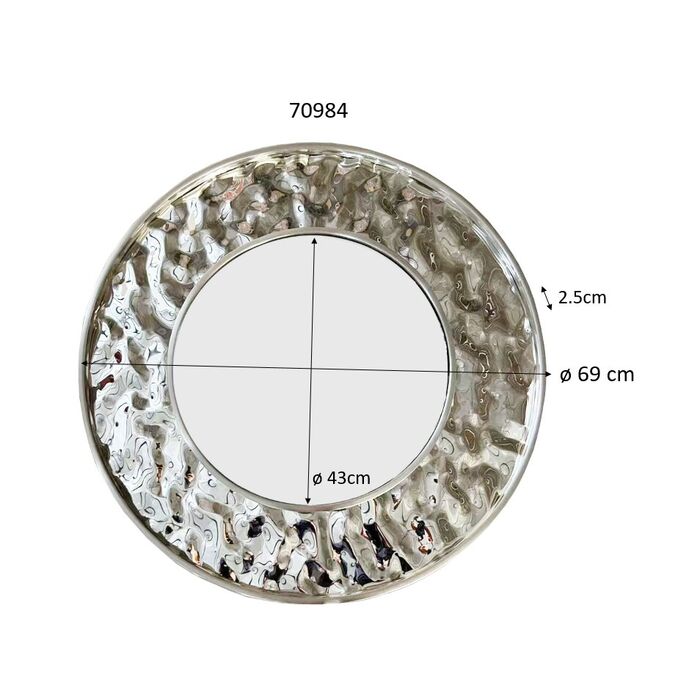 Wandspiegel Carino Ø69cm