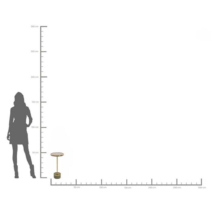 Beistelltisch Grazia Crack Ø25cm