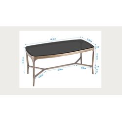 Couchtisch Mistral 128x67cm