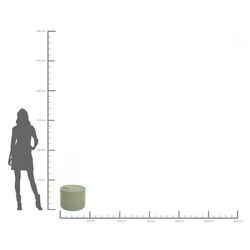 Beistelltisch Bliss Tile Grün Ø42cm