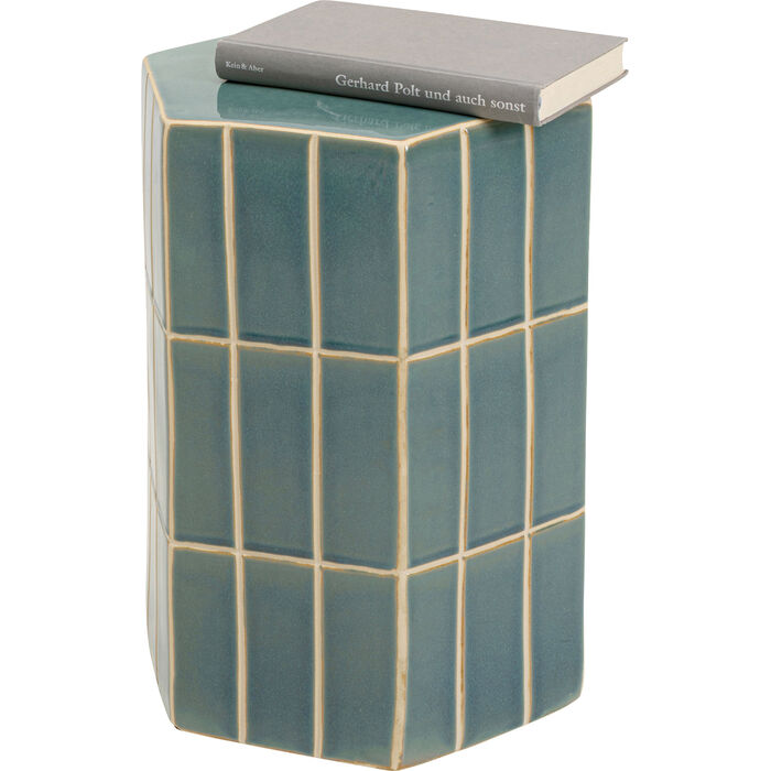 Beistelltisch Bliss Tile Blau 41cm