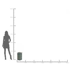 Beistelltisch Bliss Tile Blau 41cm