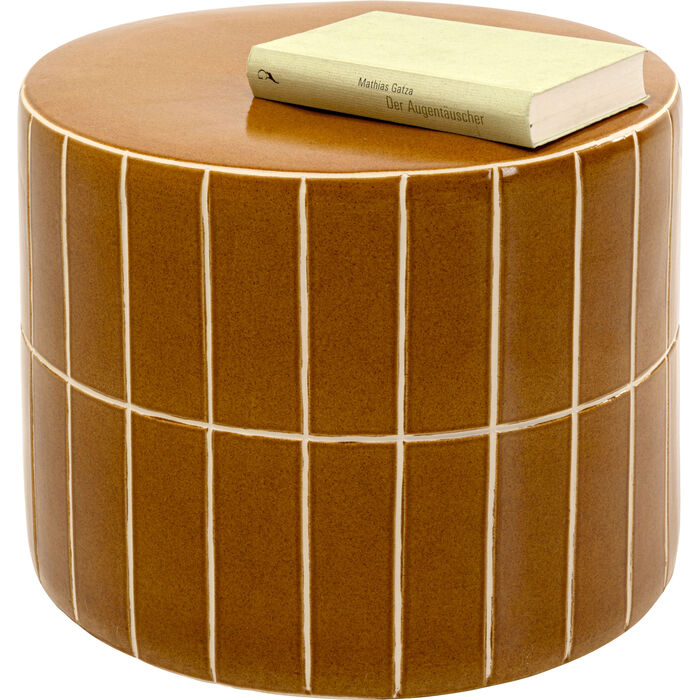 Beistelltisch Bliss Tile Orange Ø42m