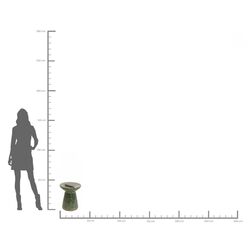 Beistelltisch Arrivato Grün Ø36cm